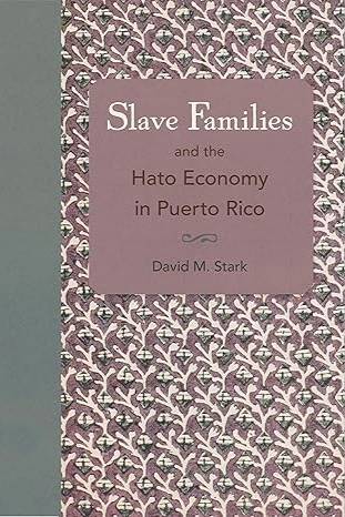 Slave Families and the Hato Economy in Puerto Rico